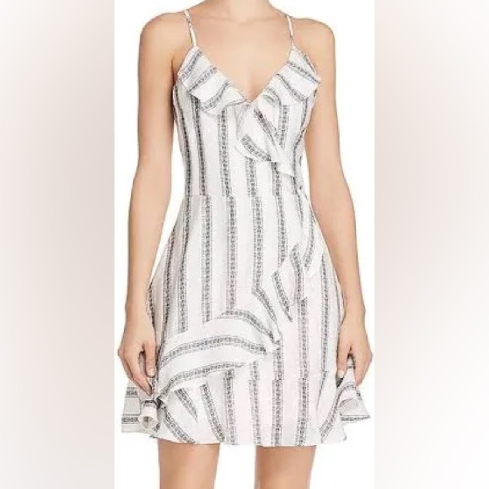 Lydelle Ruffle Wrap Dress - Size small